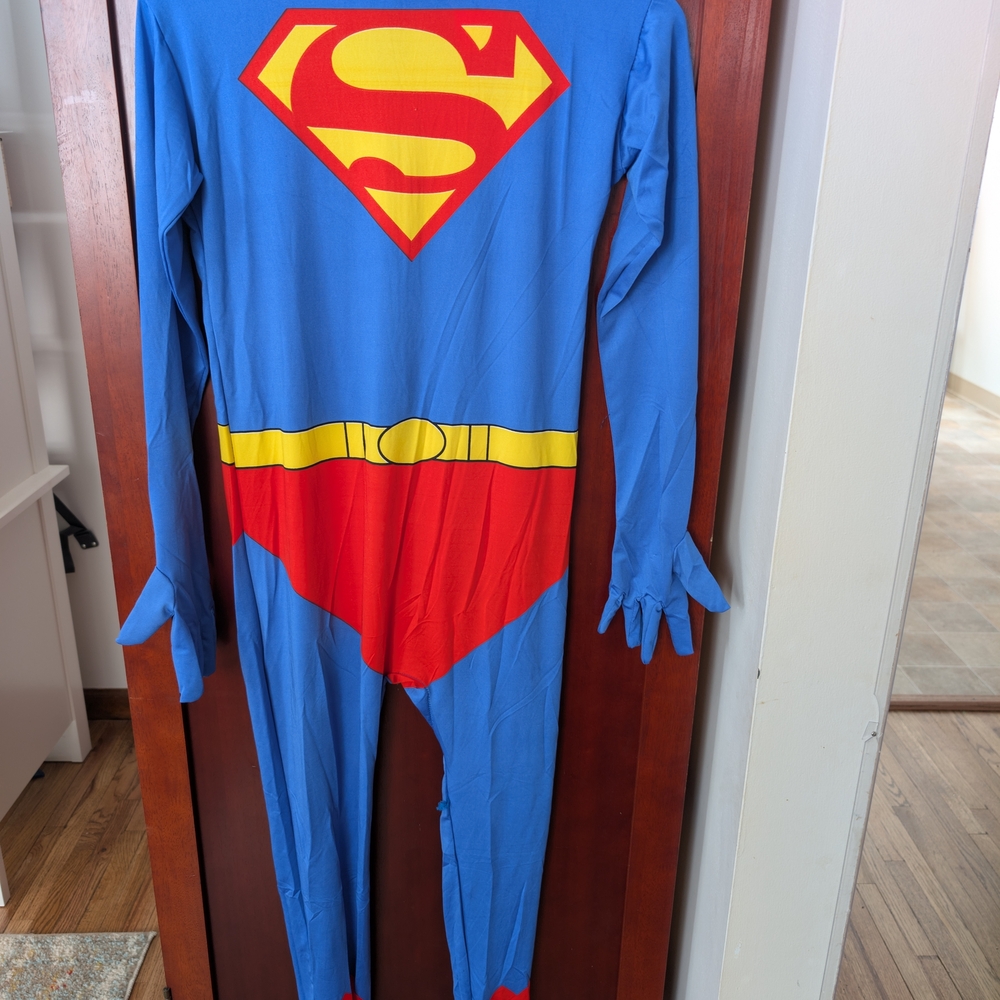 Superman Superwoman Costume Bodysuit
